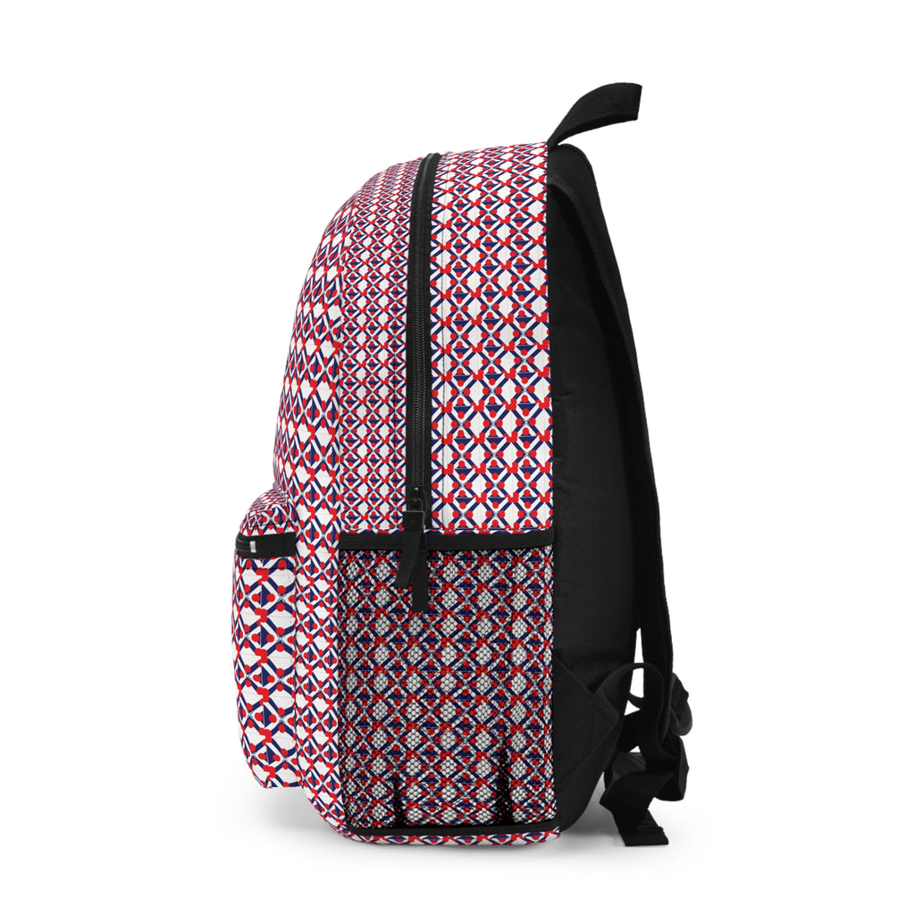 XT9 Backpack Pink Mosaic Backpack — Stylish Everyday School & Travel Bag