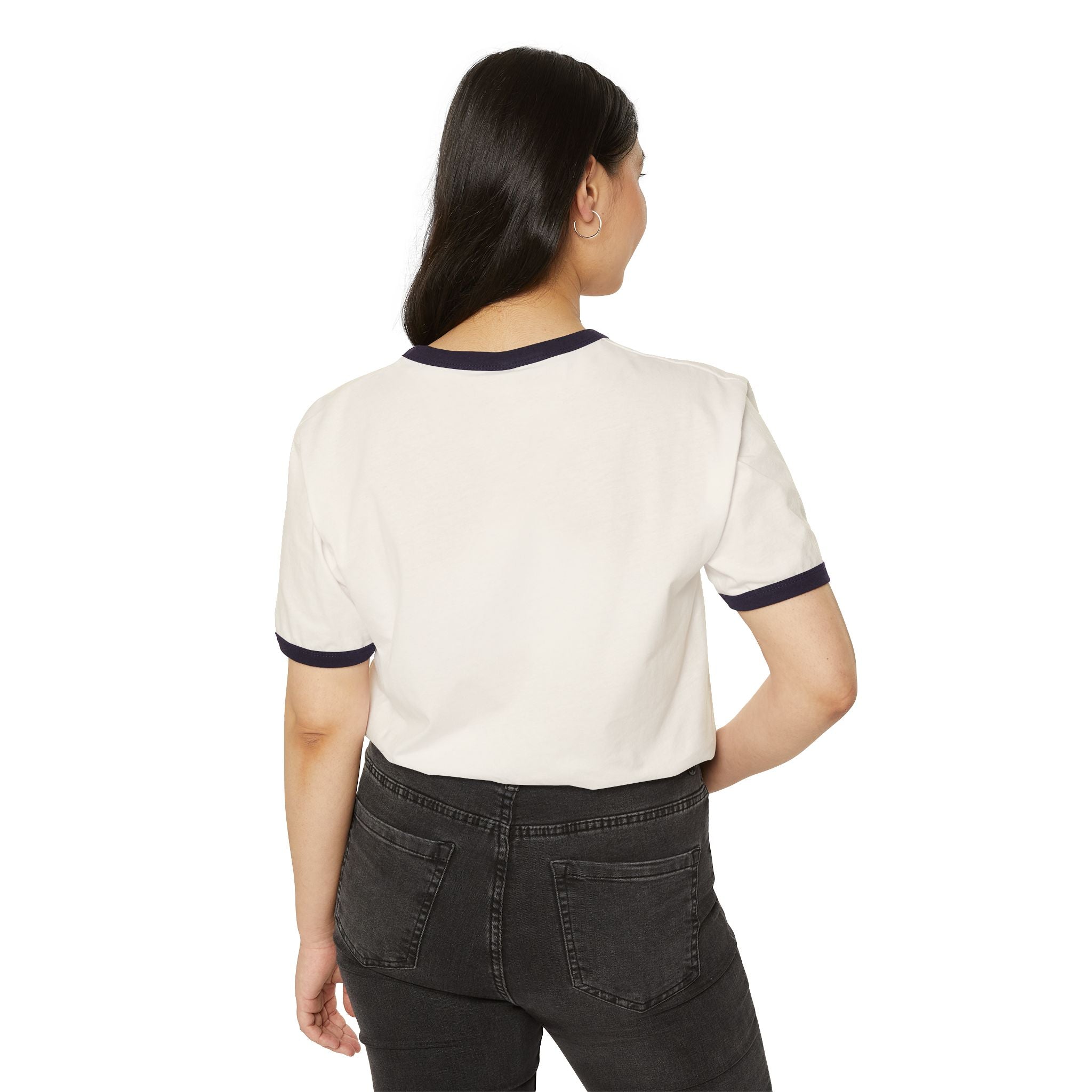 Minimal Xt Logo 80s Ringer T‑Shirt