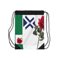 XT Rose Drawstring Bag — Floral Logo Gym Sack