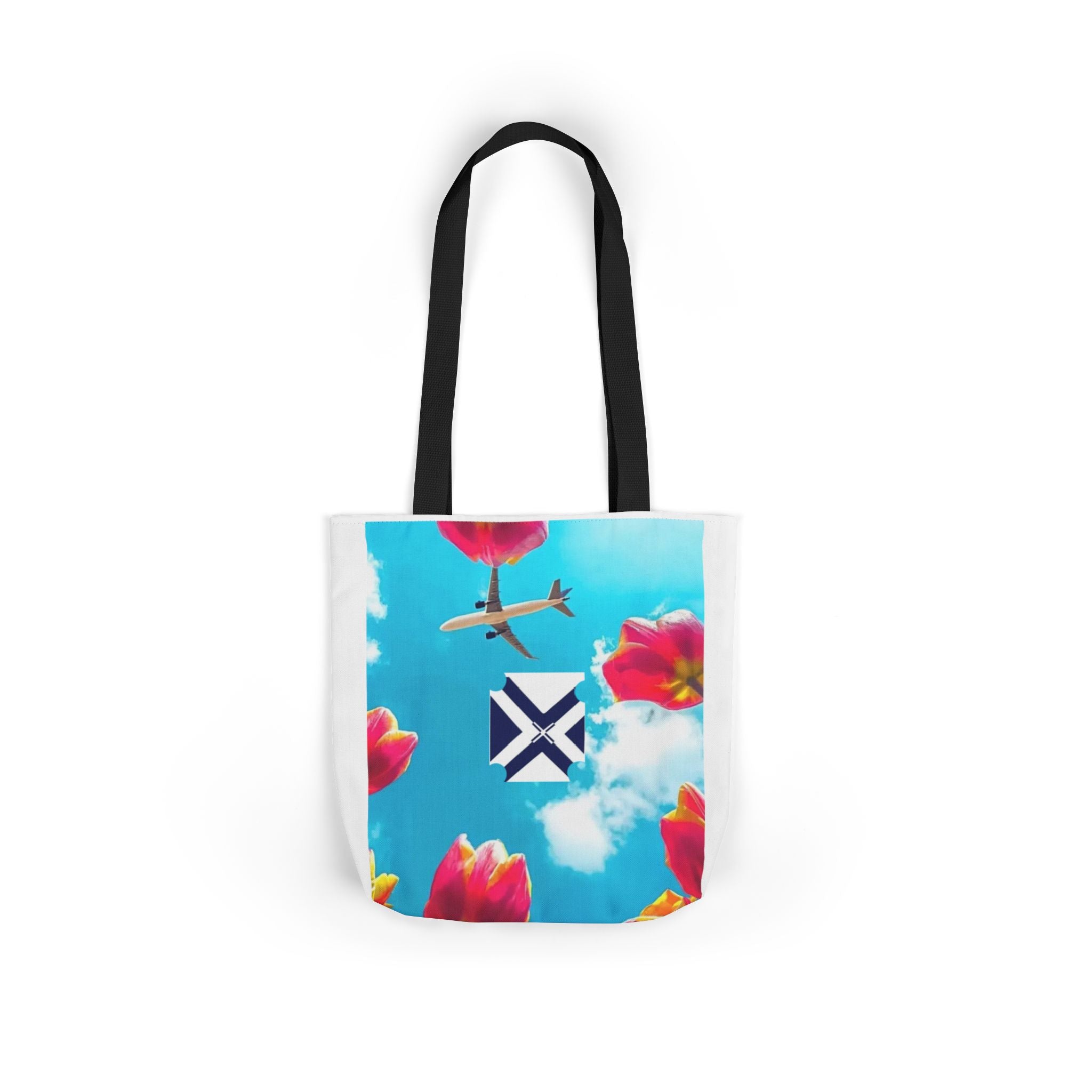 Xt Canvas Tote Bag — Minimalist Monogram Shoulder Tote
