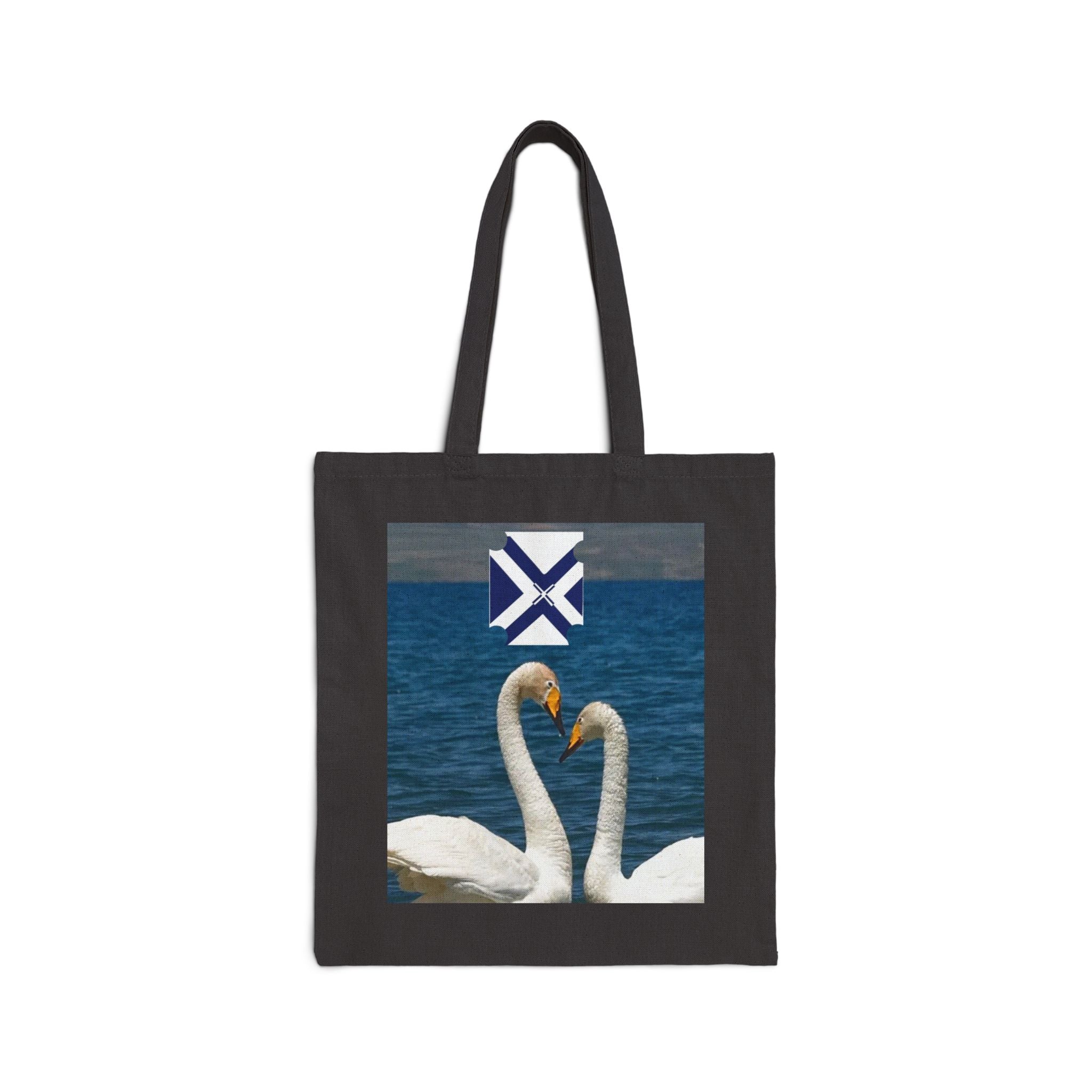 XT Cotton Canvas Tote Bag — Minimal Monogram Organic Market Tote