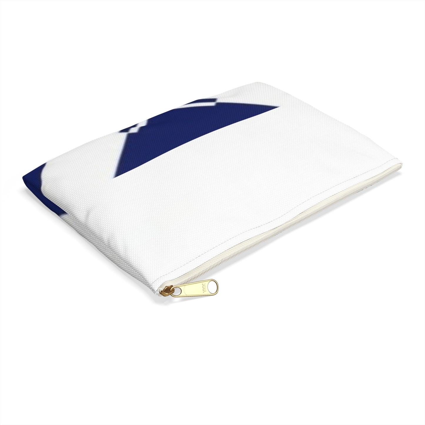 Nautical Chevron Accessory Pouch — Navy & White Sailor Makeup Bag