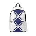 Nautical Blue Cross-Stripe Backpack