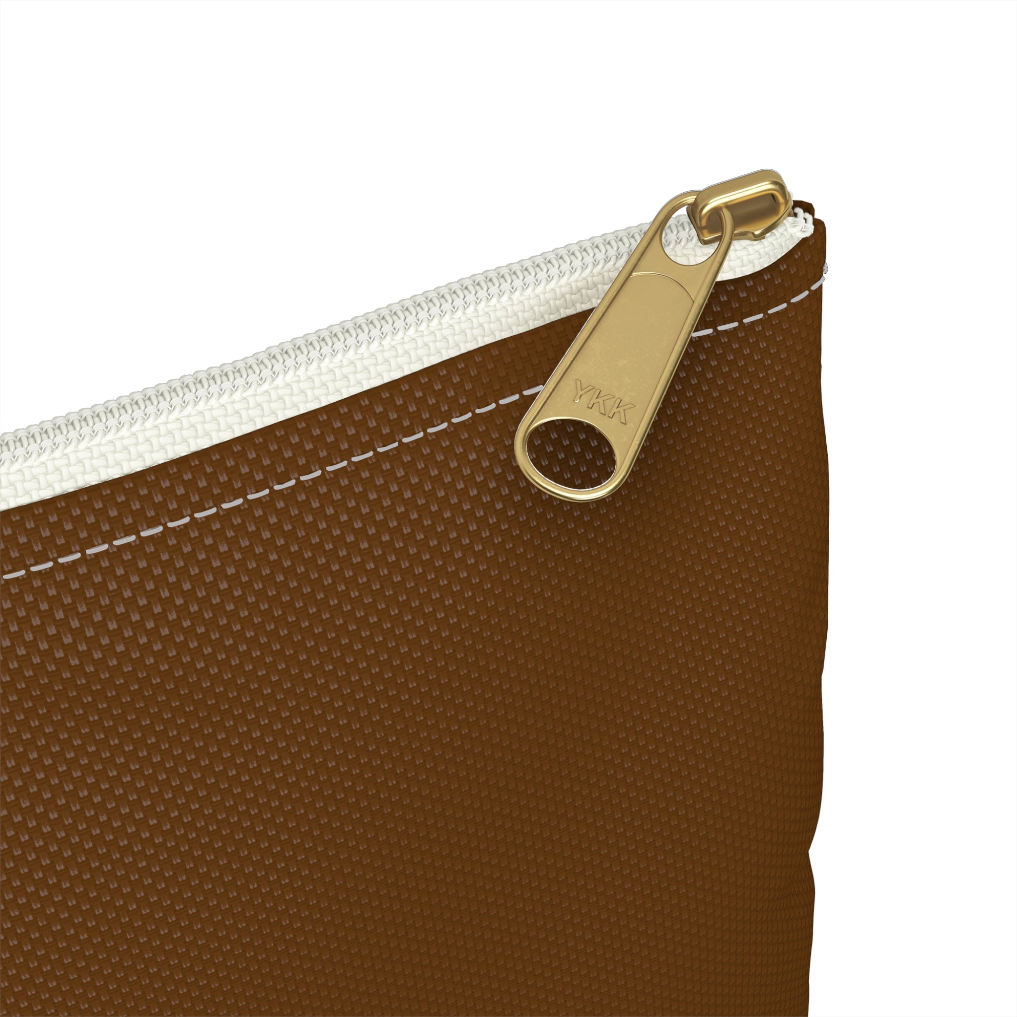 XT7 Brown Accessory Pouch with Blue Saltire Crest — Travel Organizer Toiletry Bag
