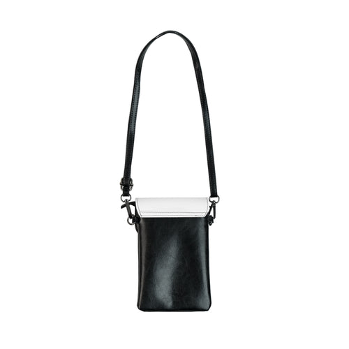 Cross Accent Small Cell Phone Wallet — Slim Crossbody Phone Pouch