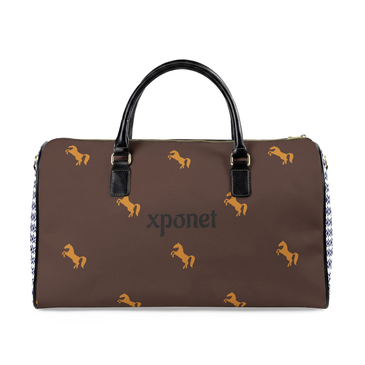 Faux Leather Travel Bag