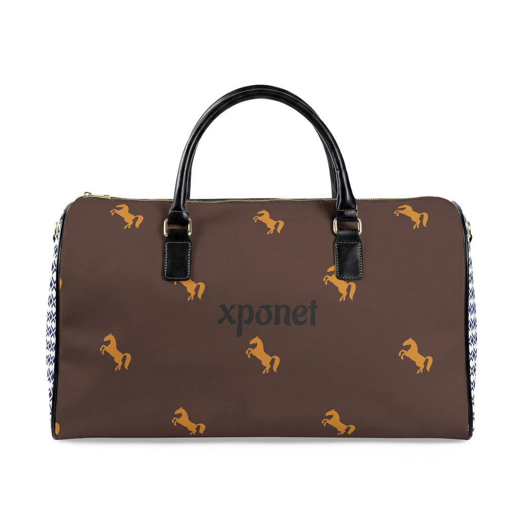 Faux Leather Travel Bag