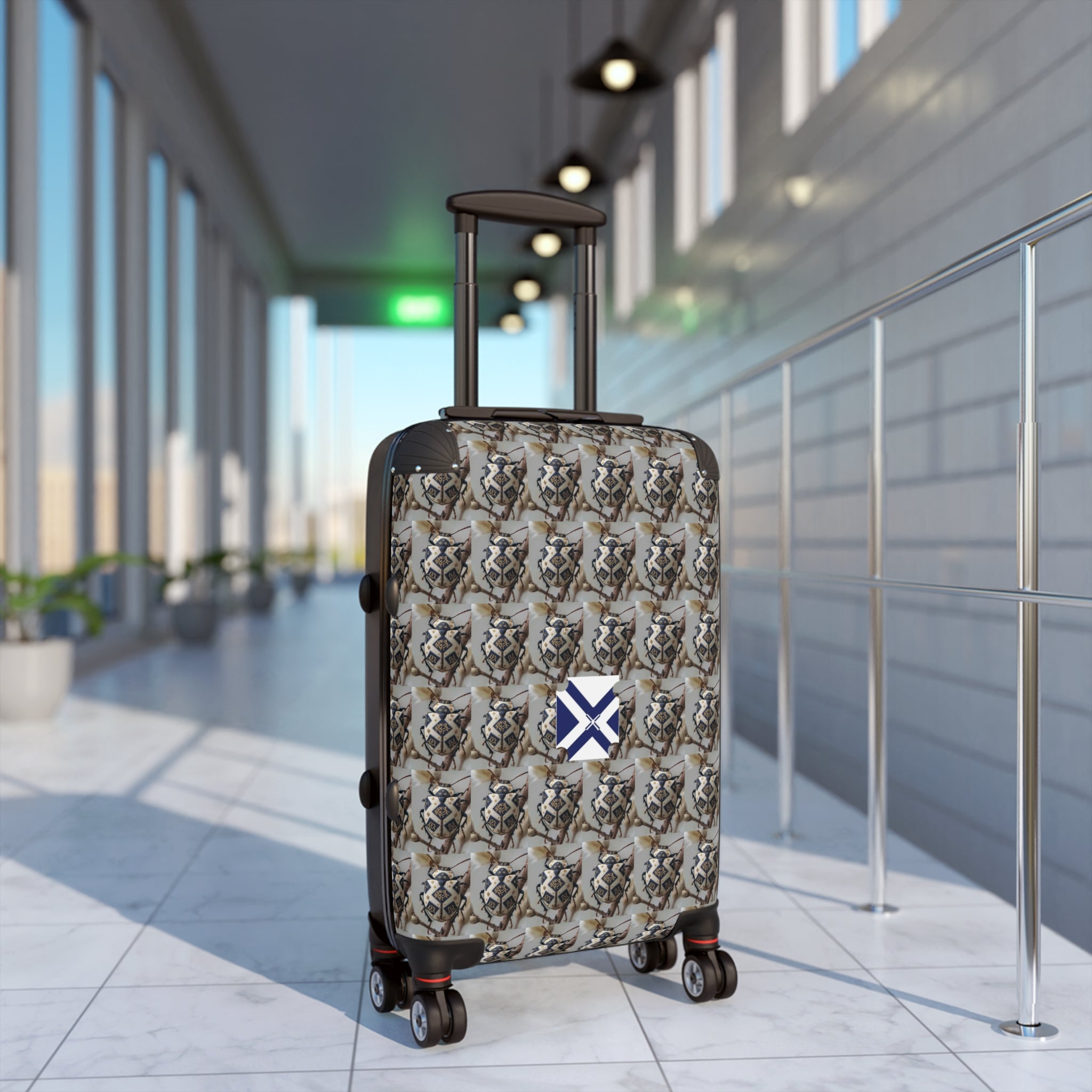 Xt Suitcase — Minimal Monogram Luggage