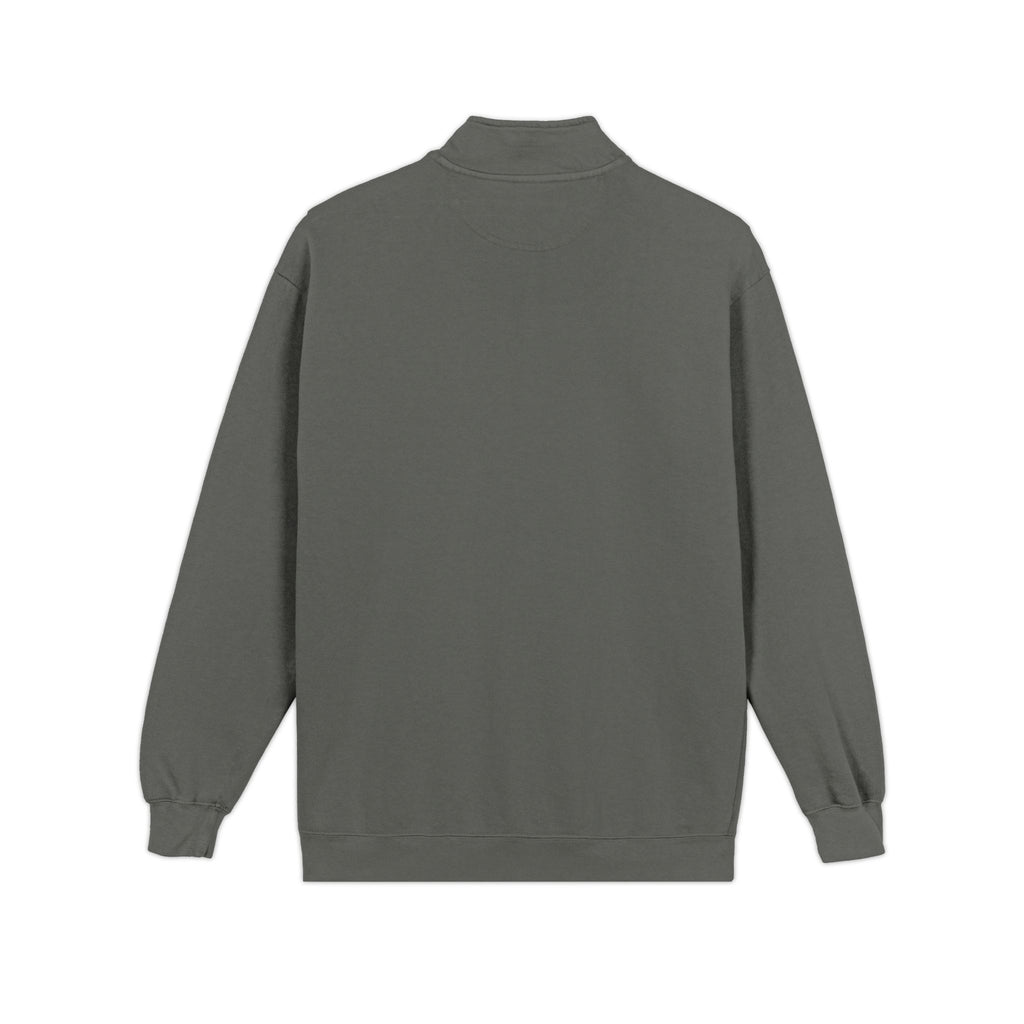 Minimalist Geometric Quarter-Zip Sweatshirt