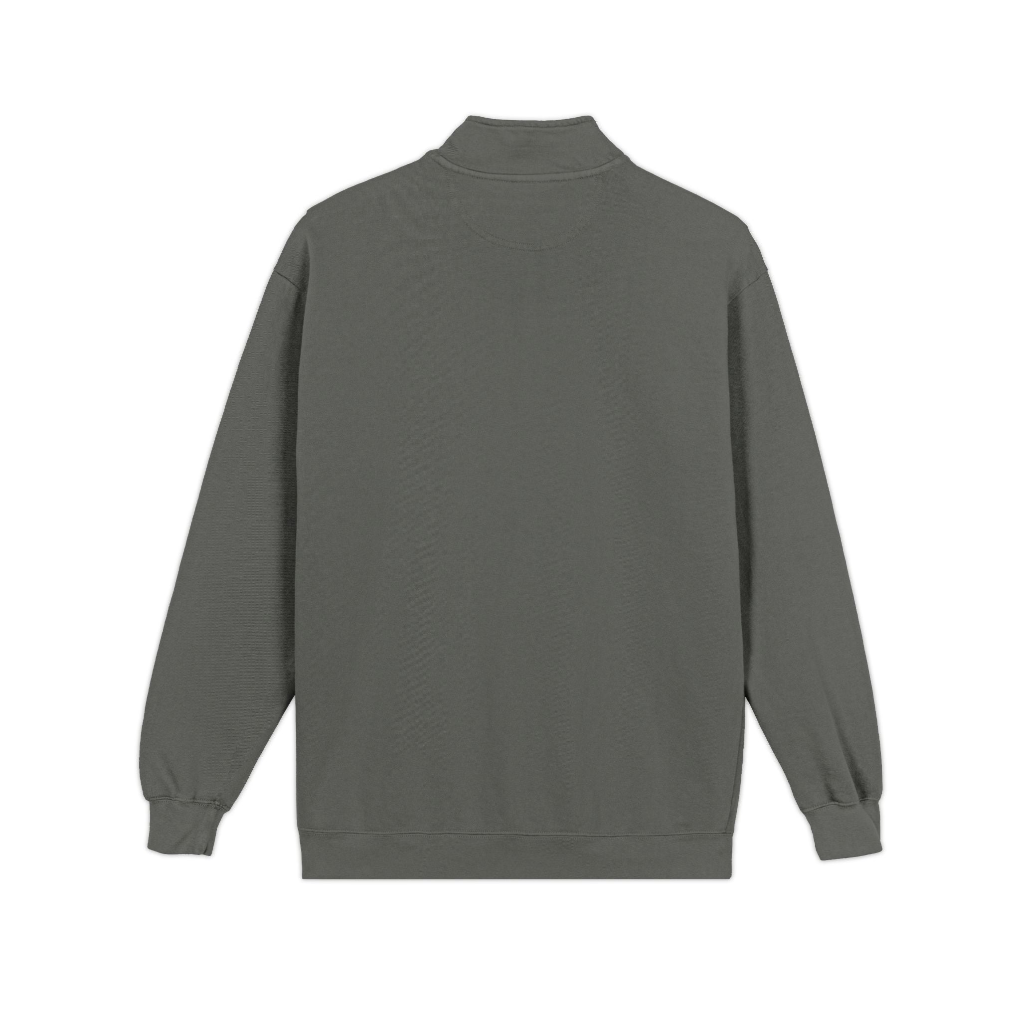Minimalist Geometric Quarter-Zip Sweatshirt