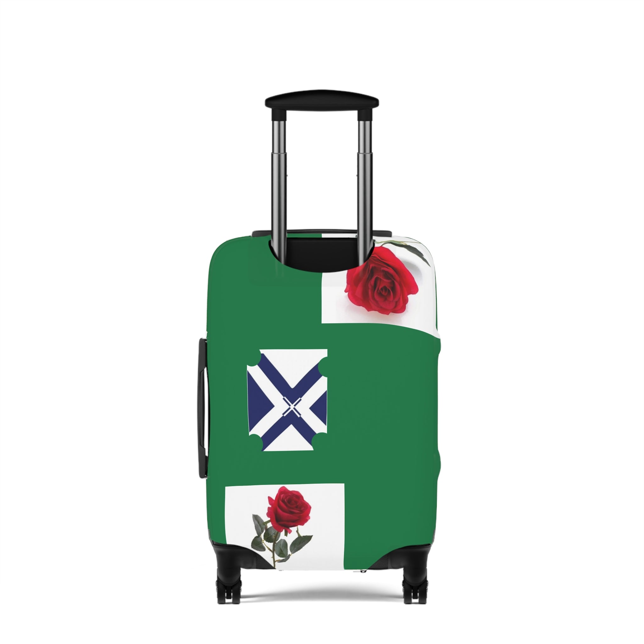 Green XT7 Travel Luggage Cover — Protective Stretch Suitcase Slipcover