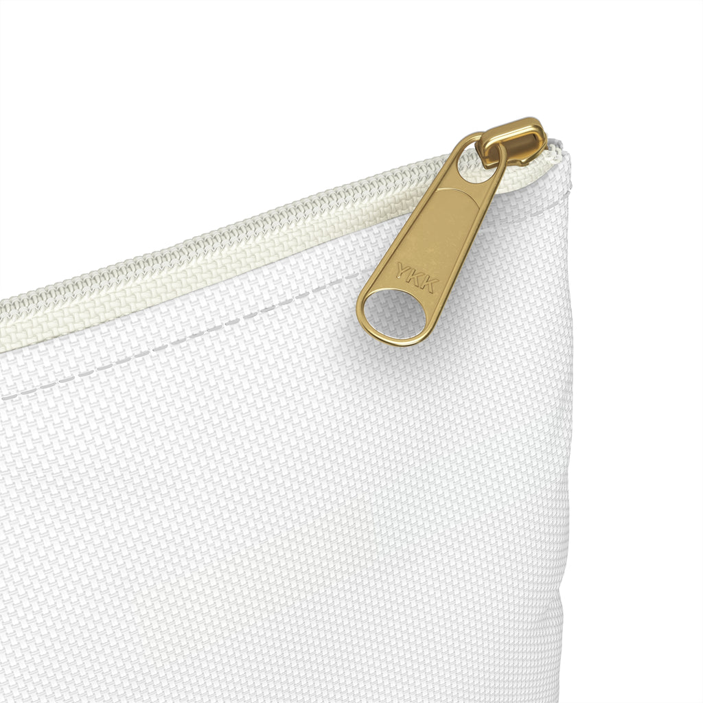 Nautical Chevron Accessory Pouch — Navy & White Sailor Makeup Bag