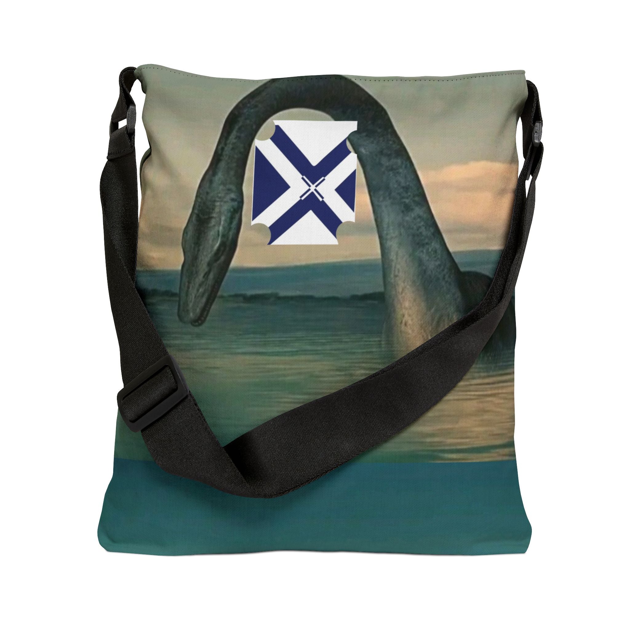 Sea Monster Adjustable Tote Bag — XT Sea Monster Graphic