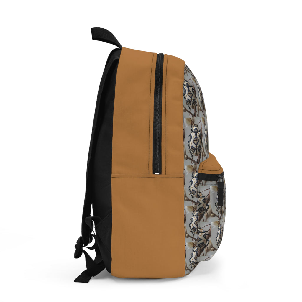 Owl Pattern Backpack — Vintage Botanical Owl Print School & Everyday Bag