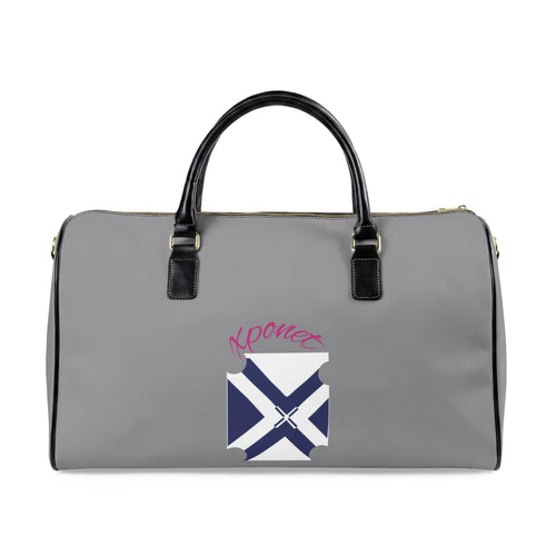 Faux Leather Travel Bag