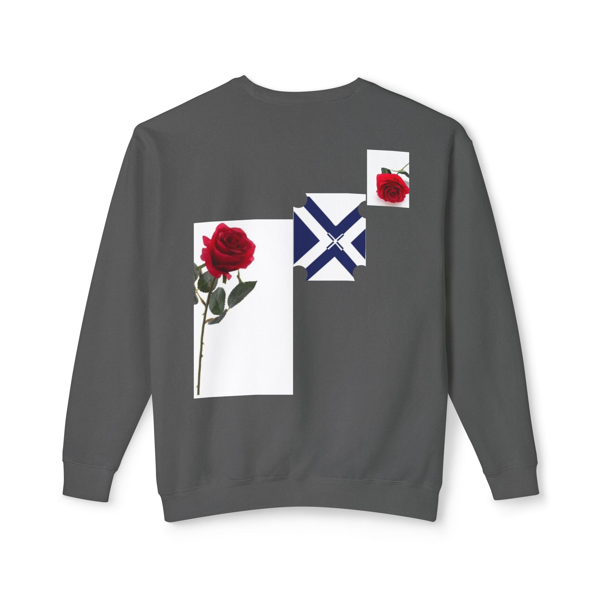 Rose & Saltire Crewneck Sweatshirt —XT Rose Graphic Sweatshirt