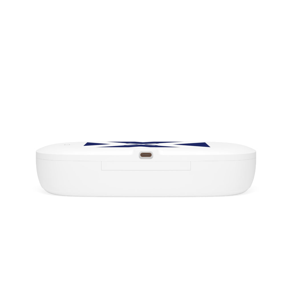 UV Phone Sanitizer & Wireless Charger - Scottish Flag Design, Tech Gift, Home Office Decor, Holiday Present, Travel Essential