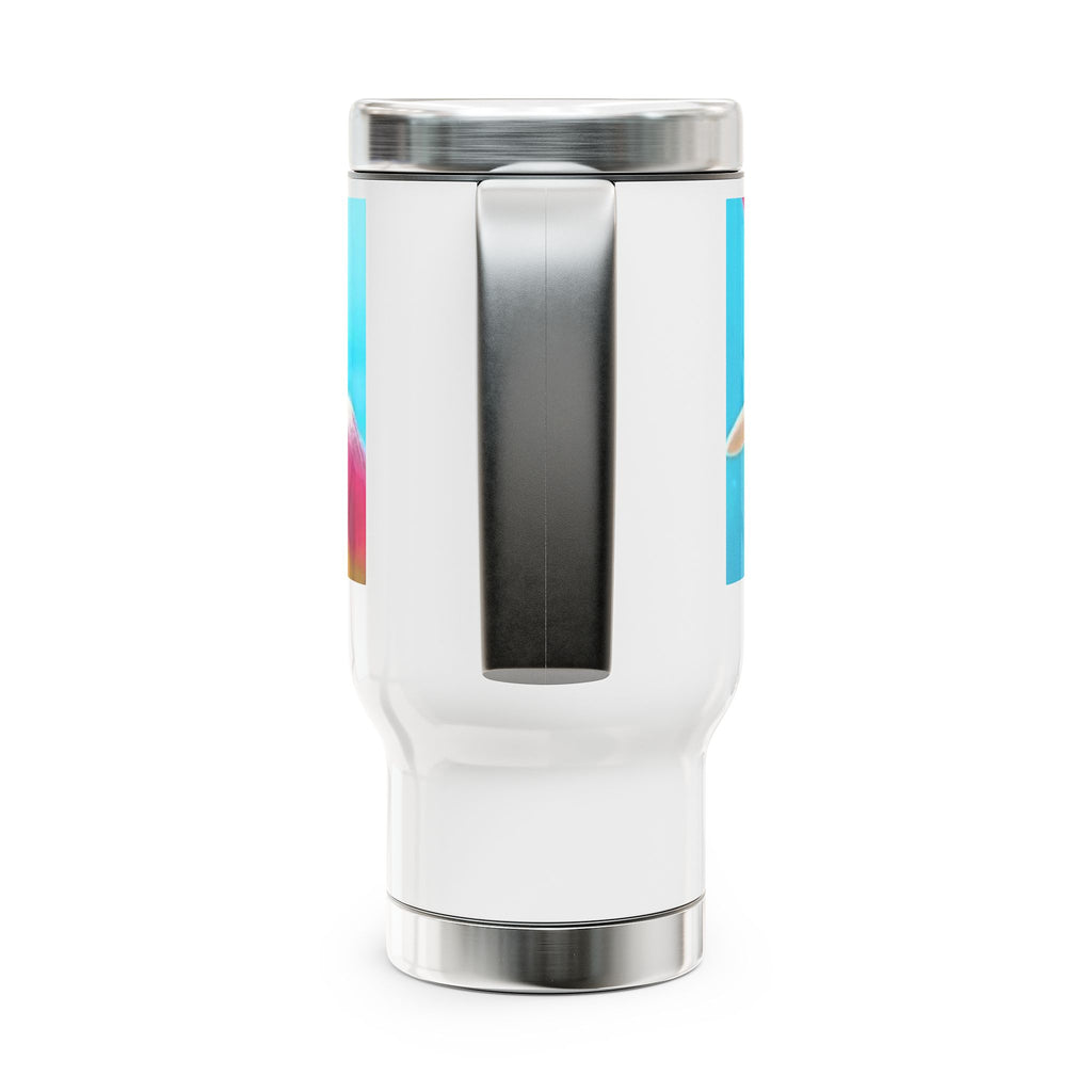 Xt Stainless Steel Travel Mug with Handle — 14oz Insulated Travel Cup