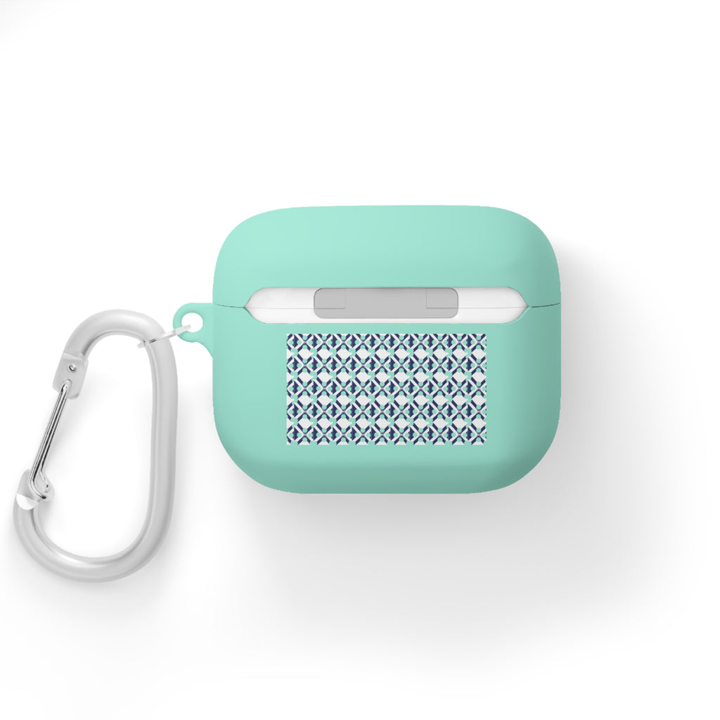 XT9 Blue Tile Pattern AirPods Case