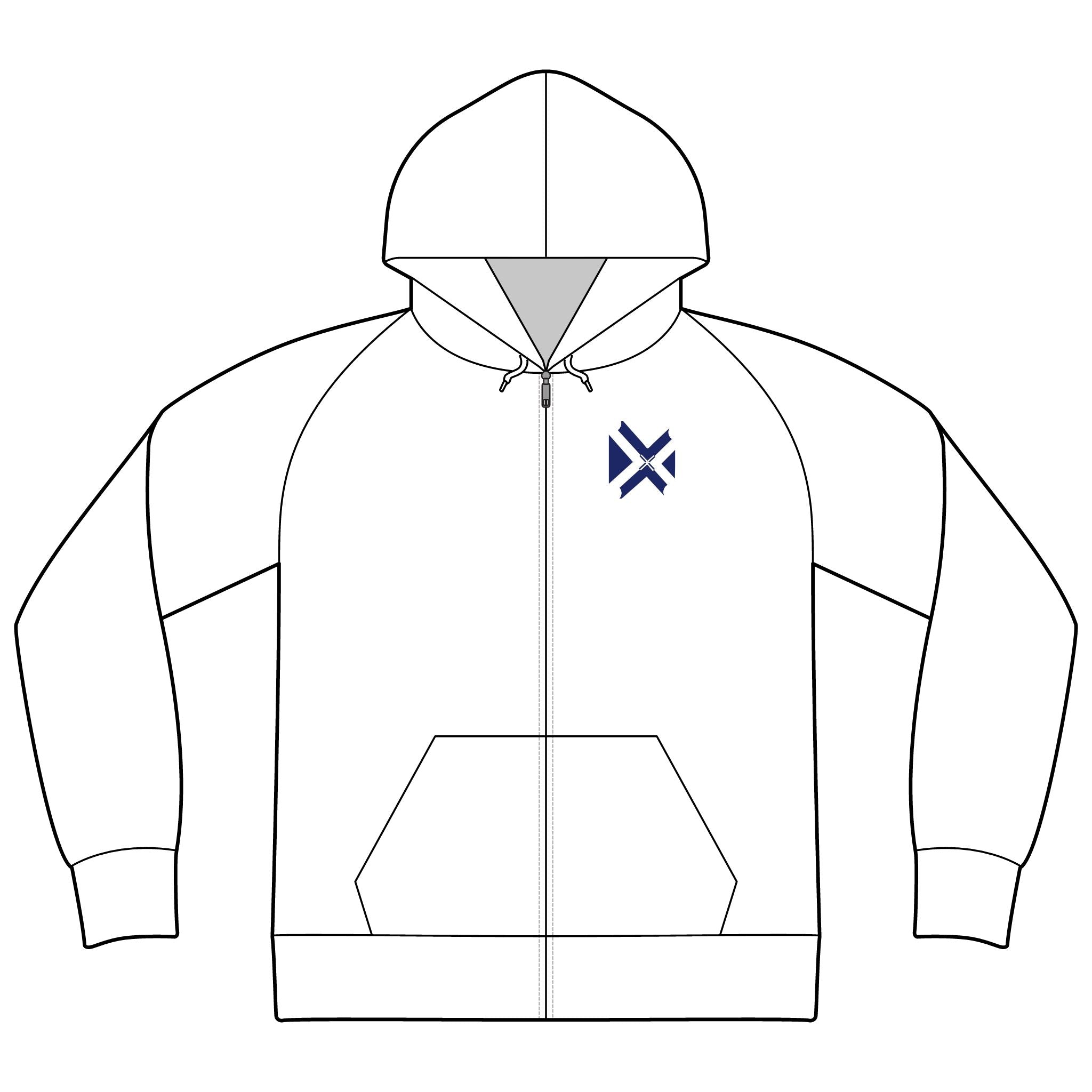 Unisex Icon Lightweight Loopback Terry Full-Zip Hooded Sweatshirt