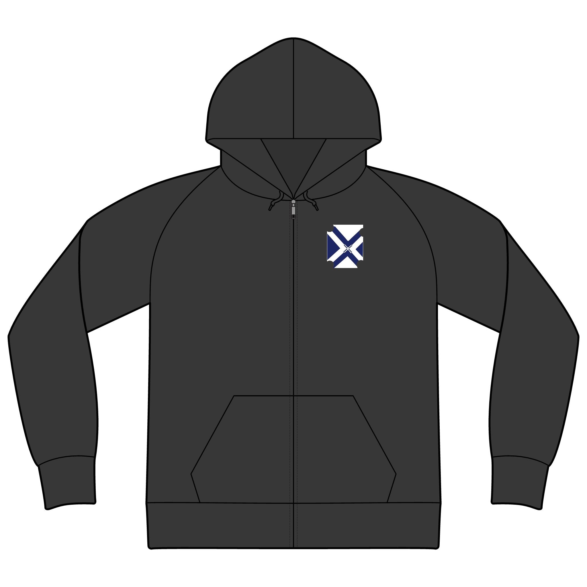 Unisex Icon Lightweight Loopback Terry Full-Zip Hooded Sweatshirt