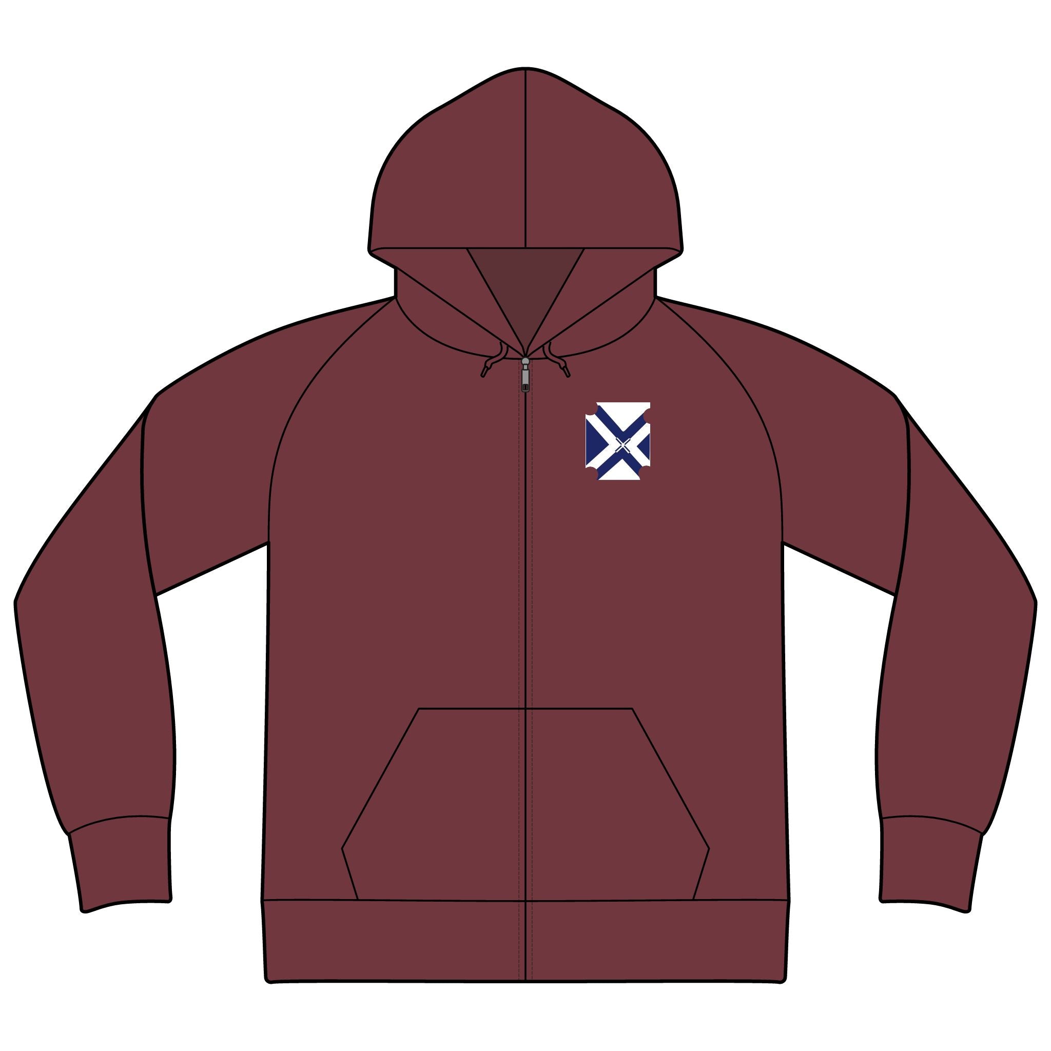 Unisex Icon Lightweight Loopback Terry Full-Zip Hooded Sweatshirt