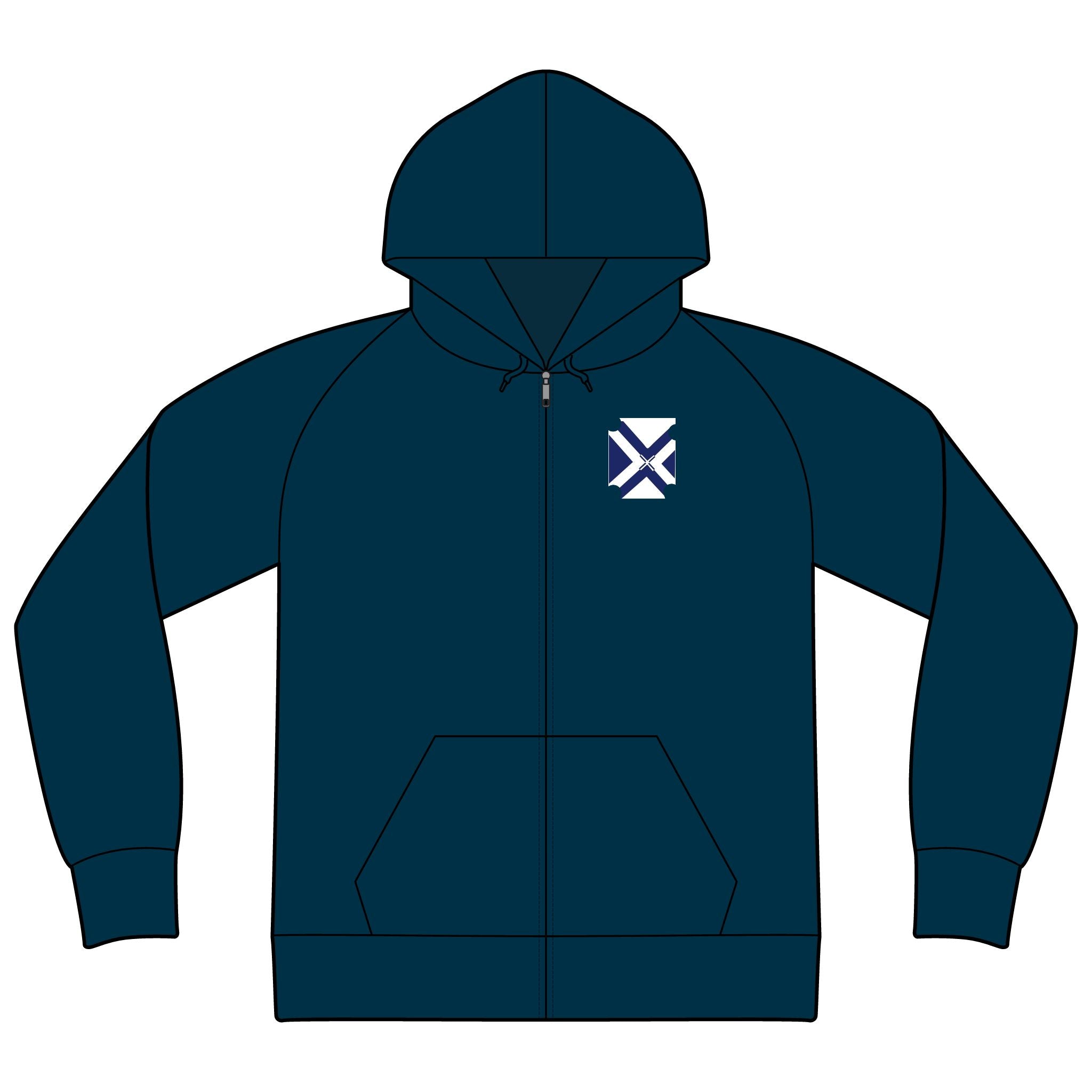 Unisex Icon Lightweight Loopback Terry Full-Zip Hooded Sweatshirt
