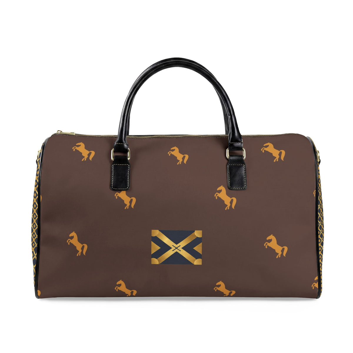 Faux Leather Travel Bag