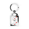 Rectangle Photo Keyring