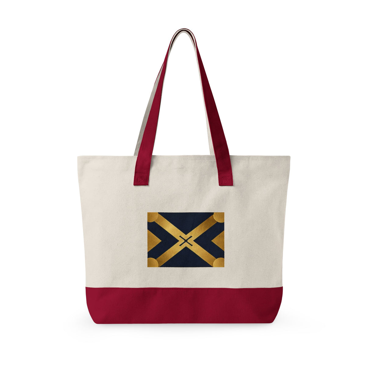 Zippered Canvas Tote