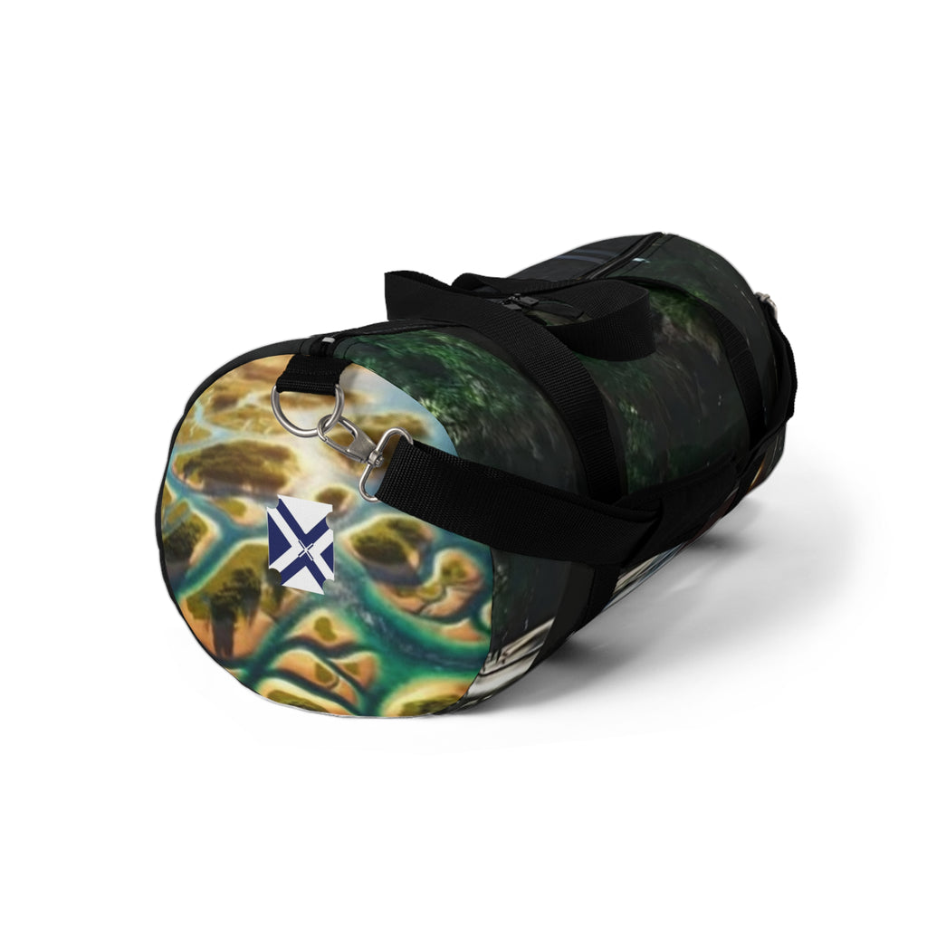 Vintage Car  xT Roadtrip Duffel Bag - Retro Automotive Travel Gym Bag