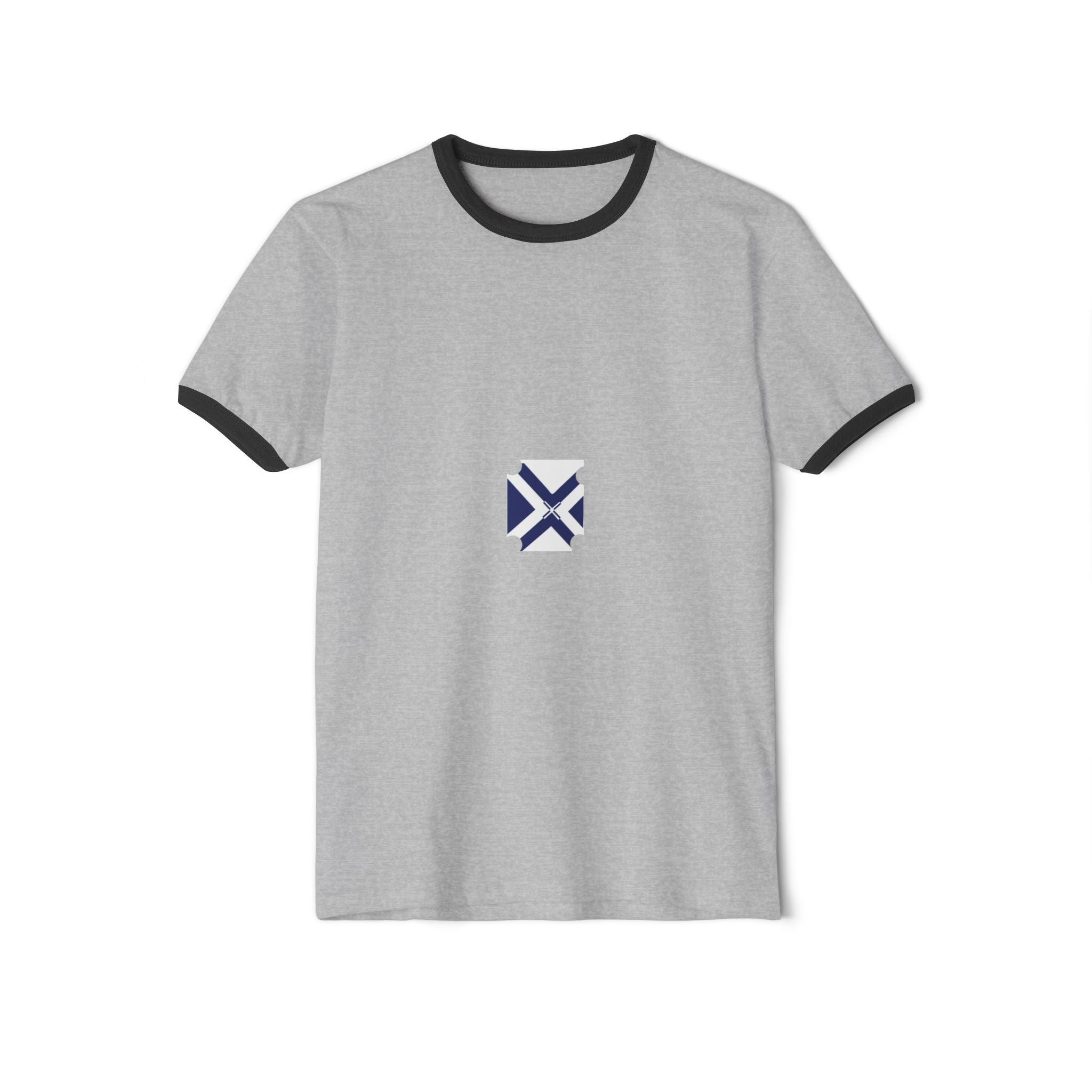 Minimal Xt Logo 80s Ringer T‑Shirt