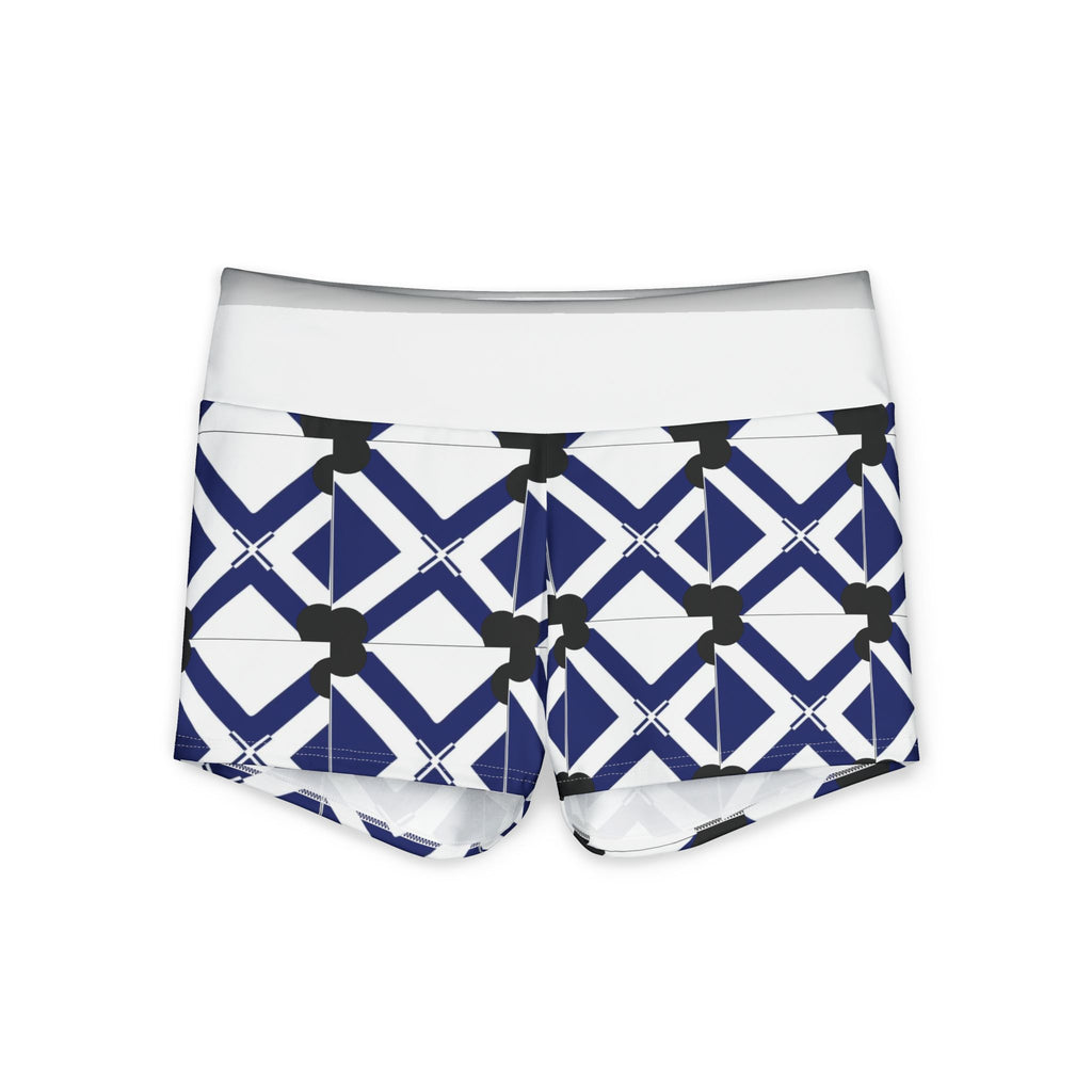 Women's Polyester Yoga Shorts (AOP)