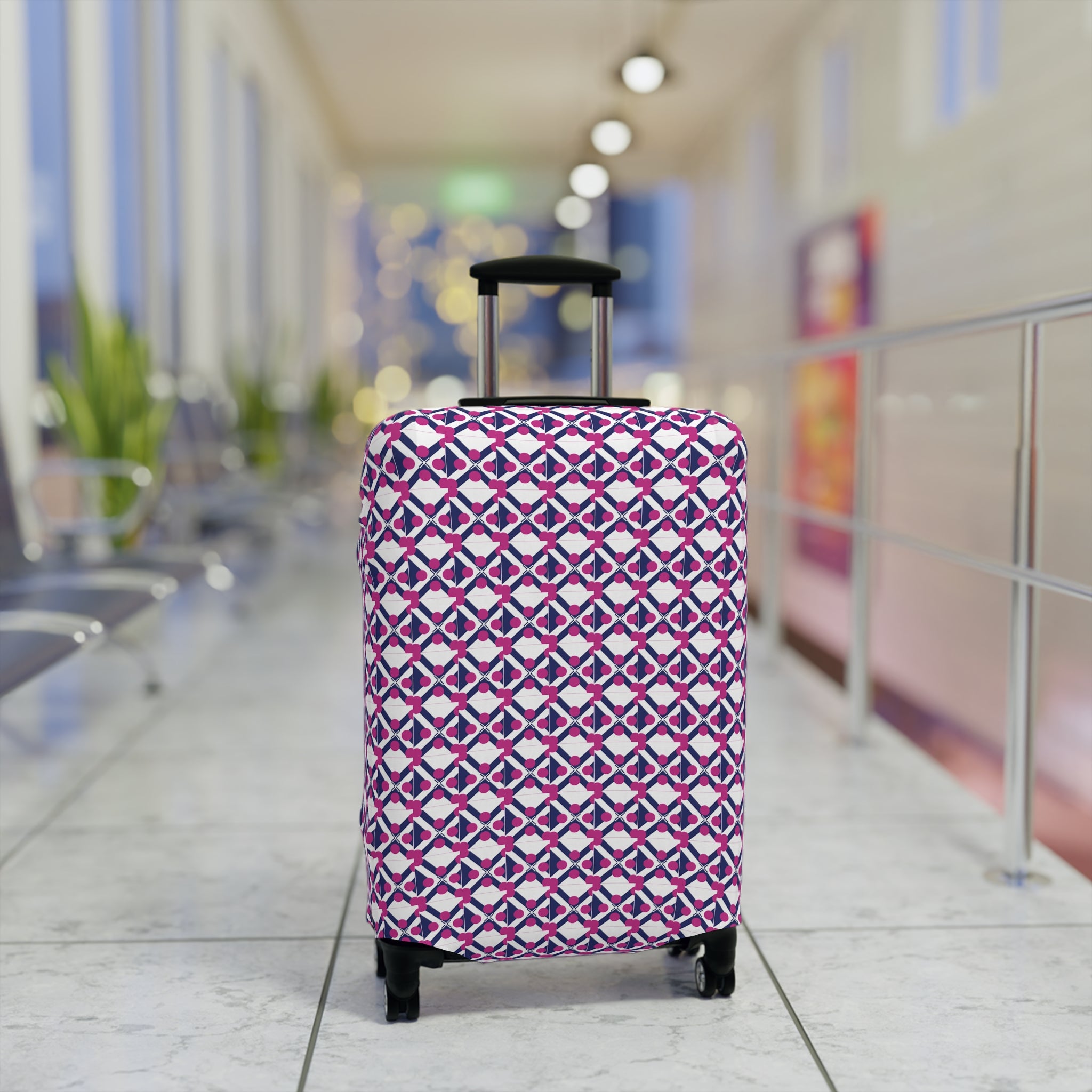 Pink XT9  Luggage Cover — Travel Suitcase Protector