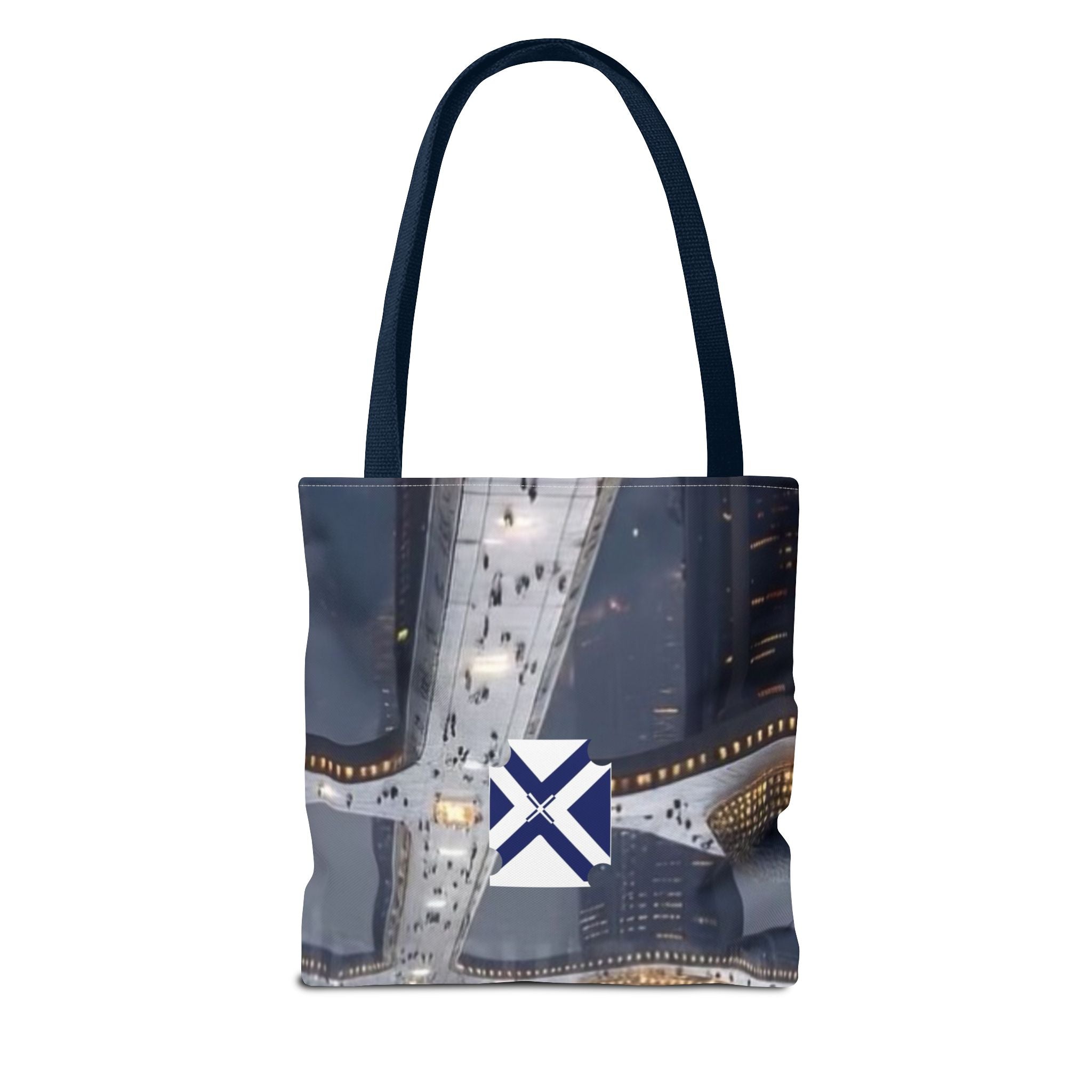 XT City Night Tote Bag — AOP Urban Skyline Design