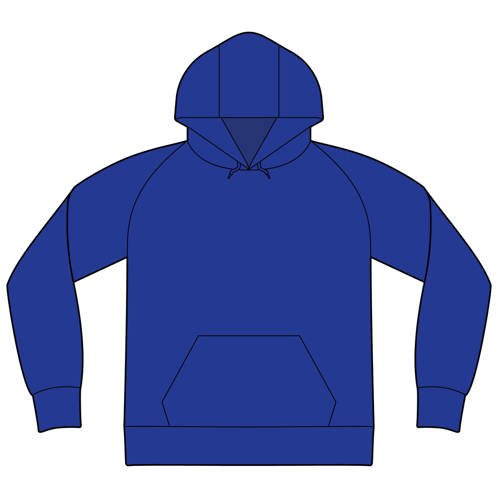 Sleeve Stripe Pullover Hooded Sweatshirt