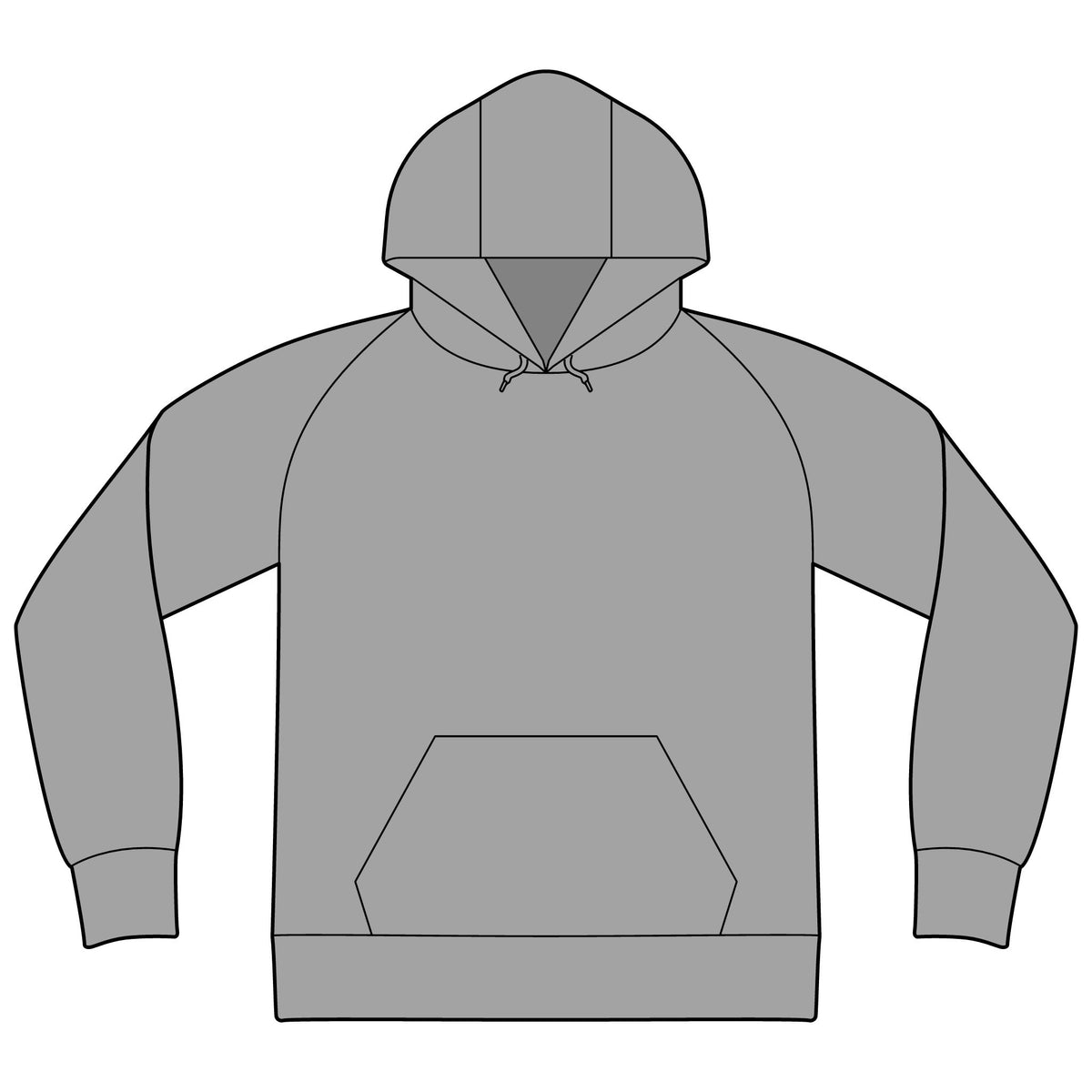 Sleeve Stripe Pullover Hooded Sweatshirt
