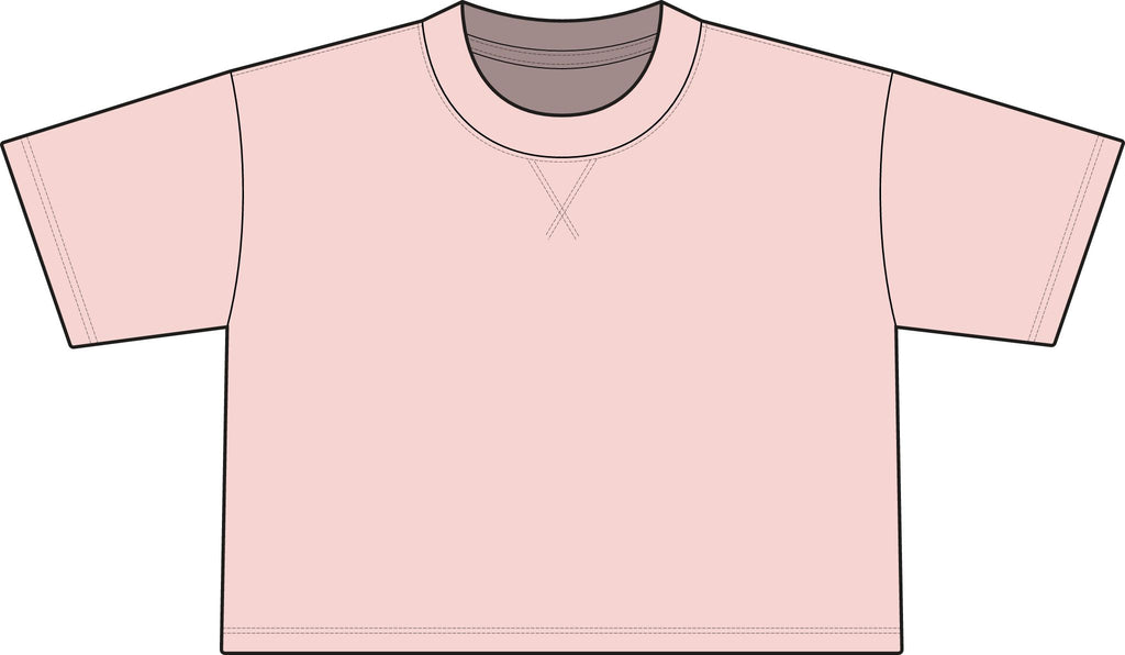 Women's French Terry Mid-Length Boxy Top