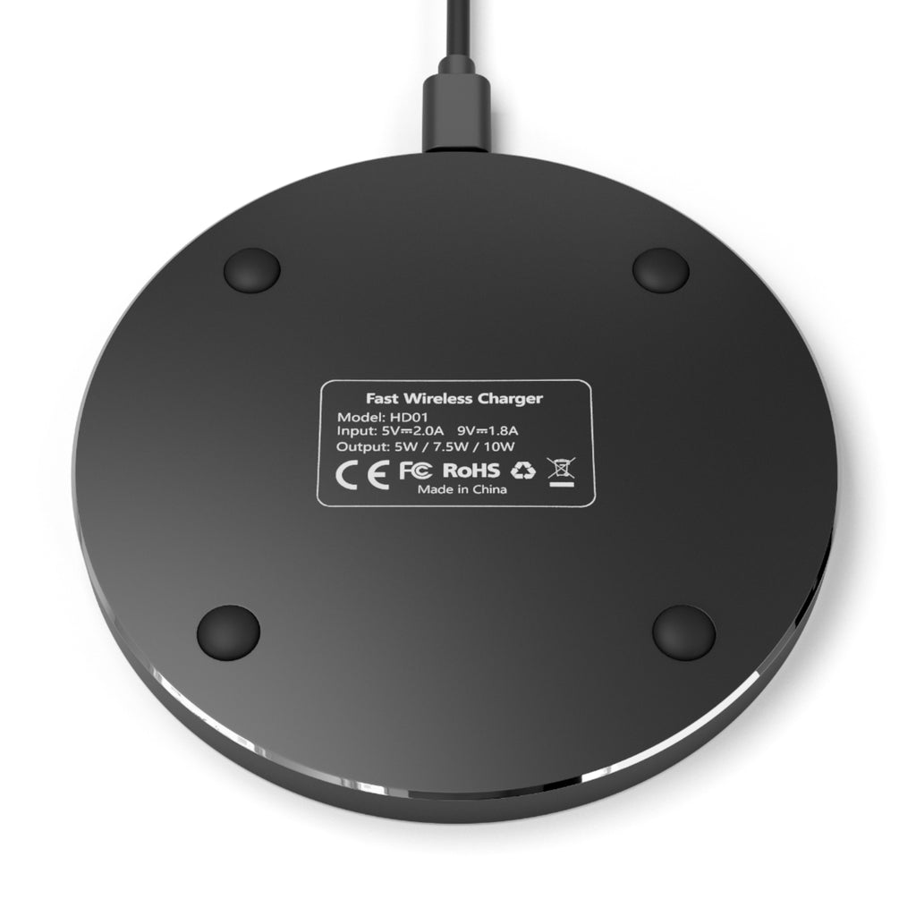 Stylish Fast Wireless Charger, Modern Desk Accessory, Tech Gift, Minimalist Decor, Sleek Charging Pad