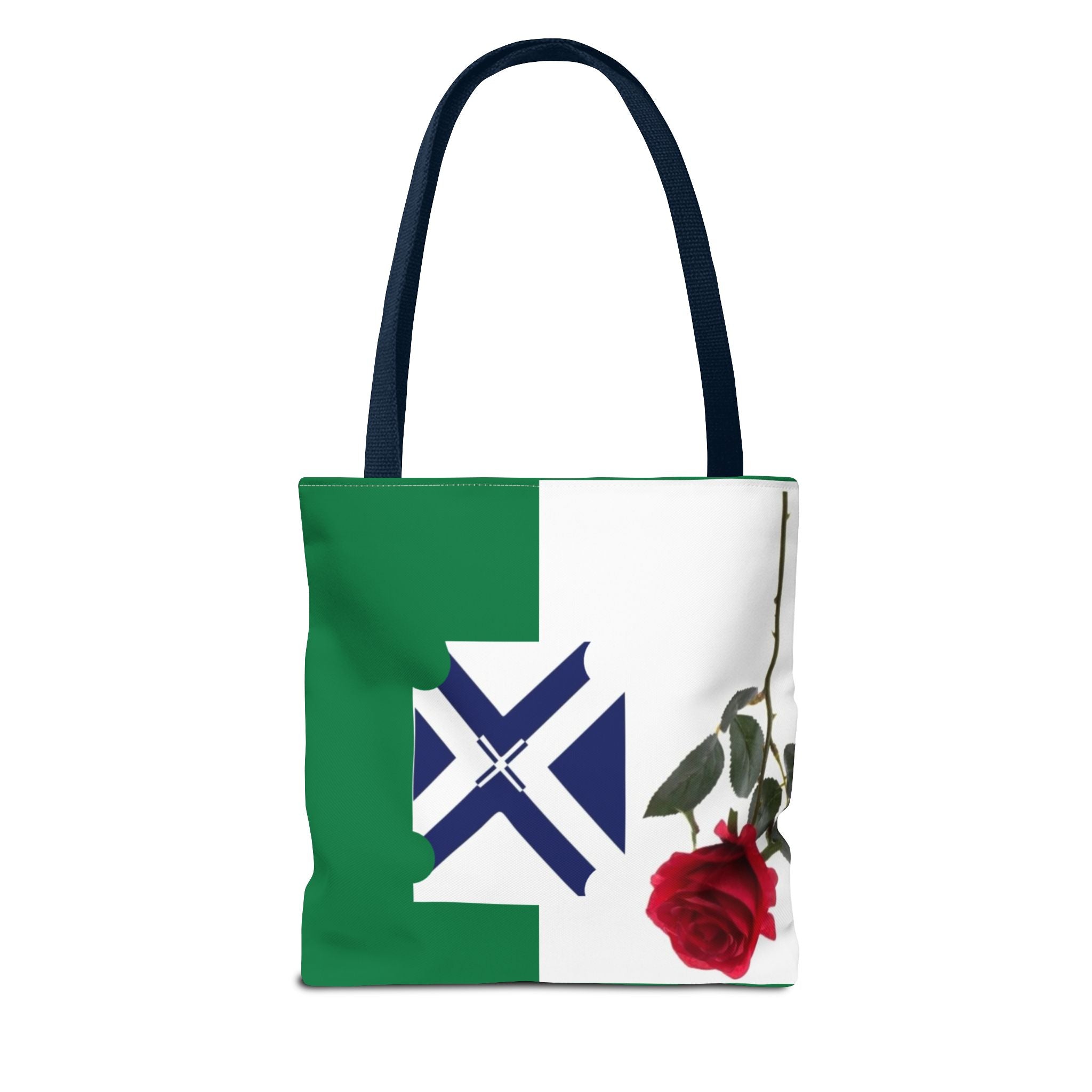 XT Rose Tote Bag — All-Over Print Floral Rose Design