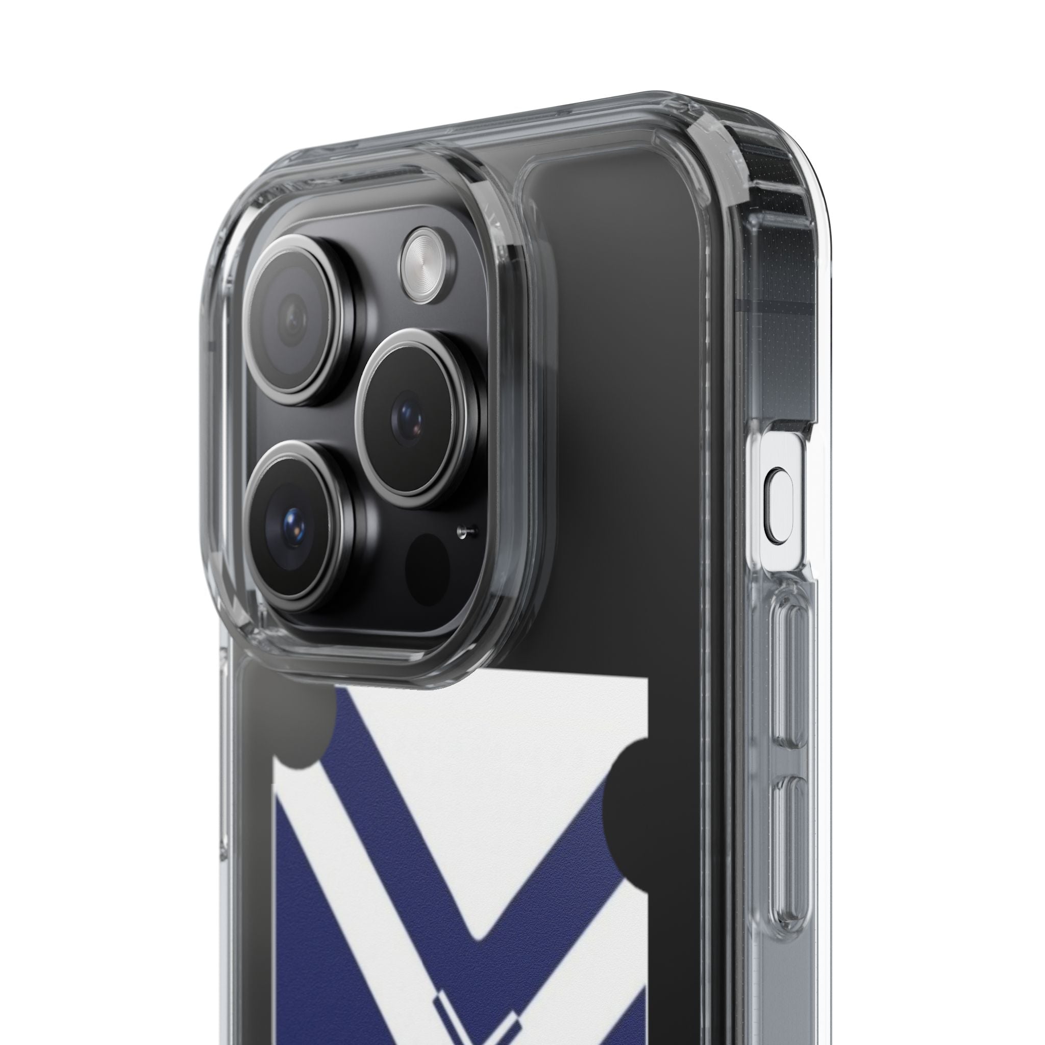 xT7 Saltire Clear Phone Case - Blue White Scottish Flag iPhone Cover