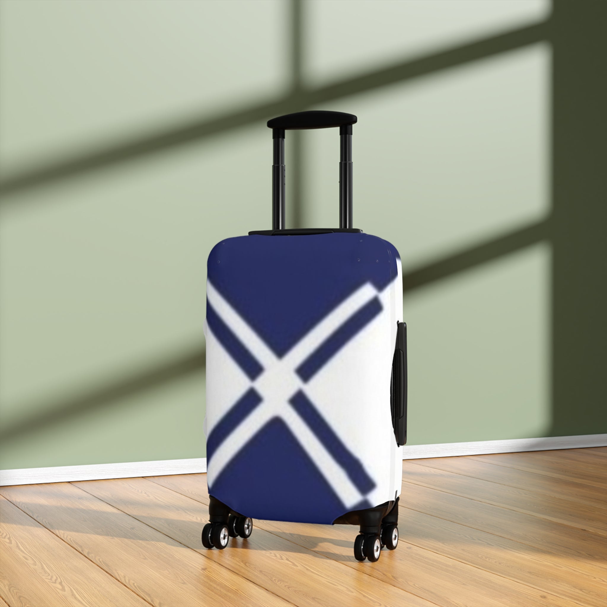 XT2 Luggage Cover – Blue White Cross Travel Protector