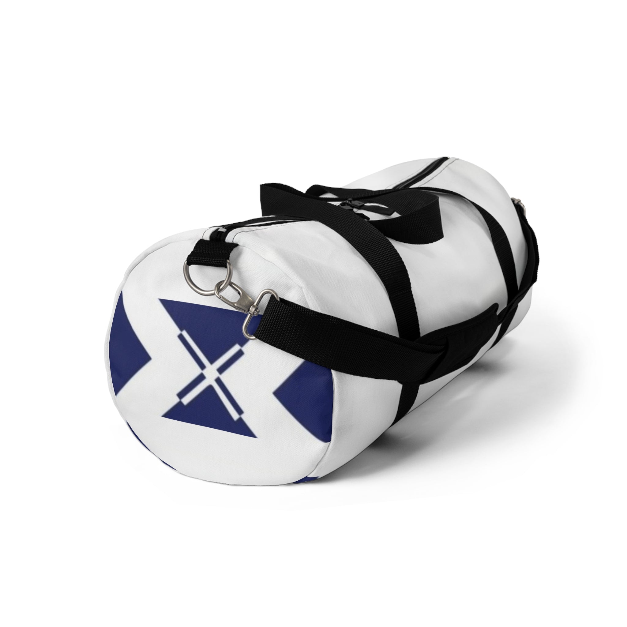 Navy Wave Duffel Bag — Travel & Gym Weekender