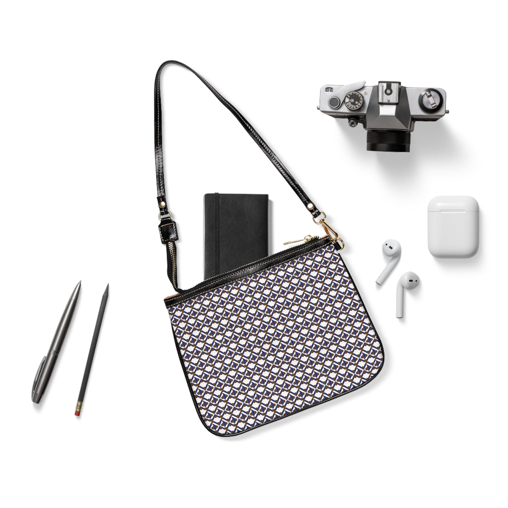Patterned Small Shoulder Bag – Geometric Print Crossbody Purse