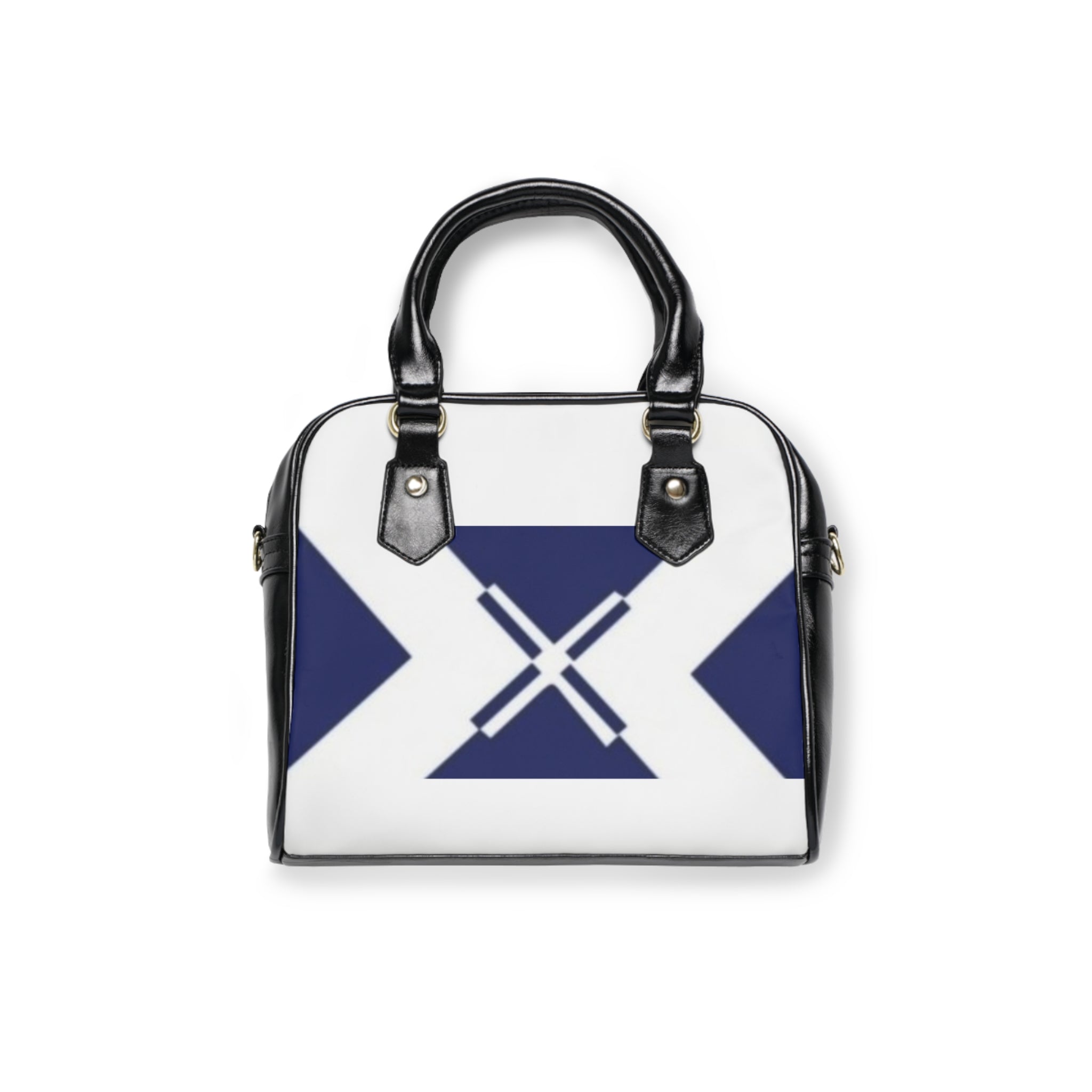 XT3  Shoulder Handbag — Navy Geometric Travel Purse