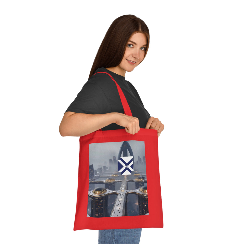 Xt Cotton Tote — Minimal Monogram Canvas Carryall