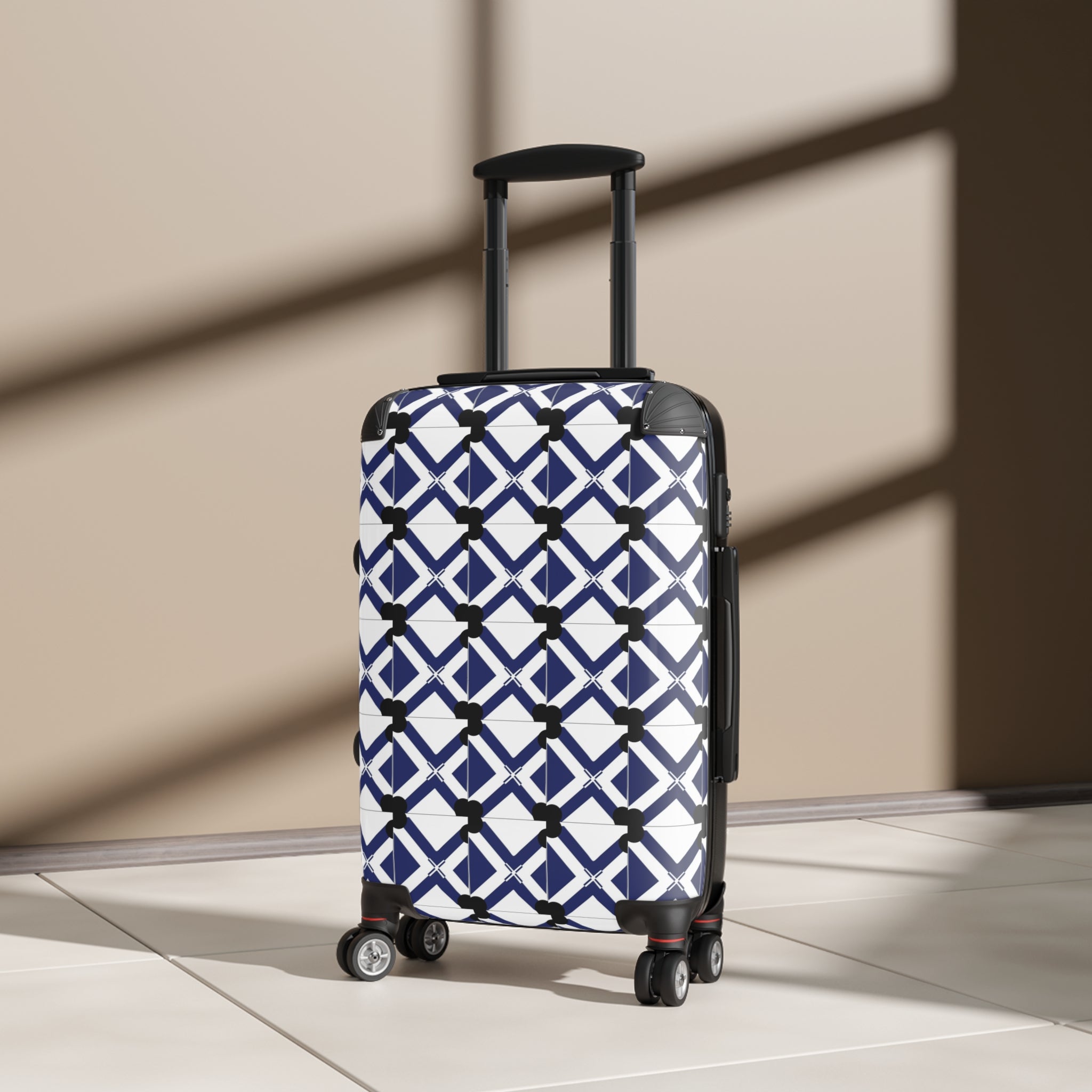Suitcase Luggage Tag — 'Xt' Monogram Travel ID