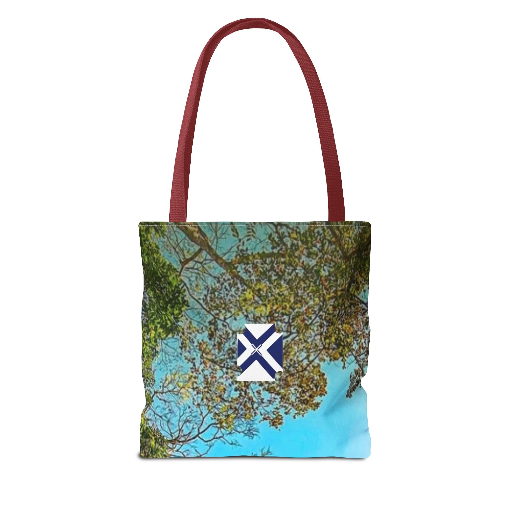 Canopy View Tote Bag — Botanical Sky All-Over Print
