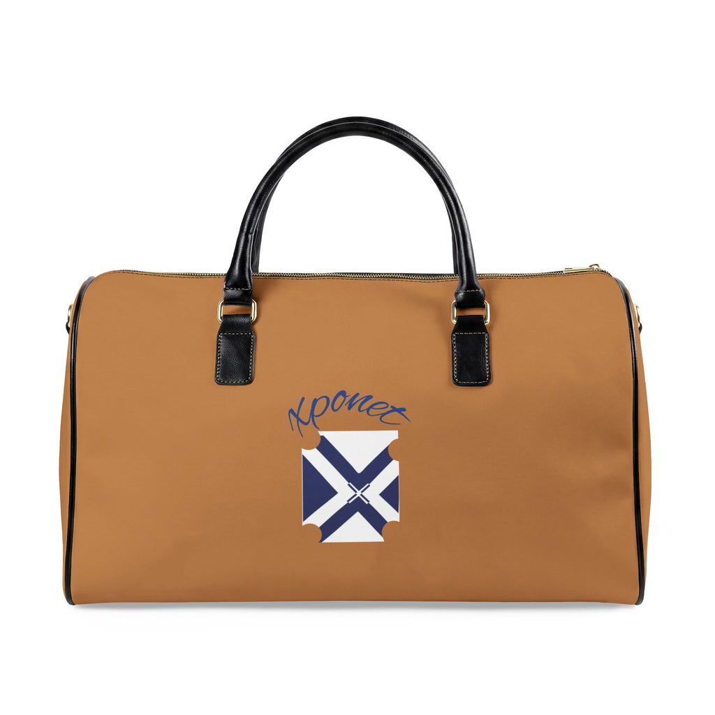 Faux Leather Travel Bag