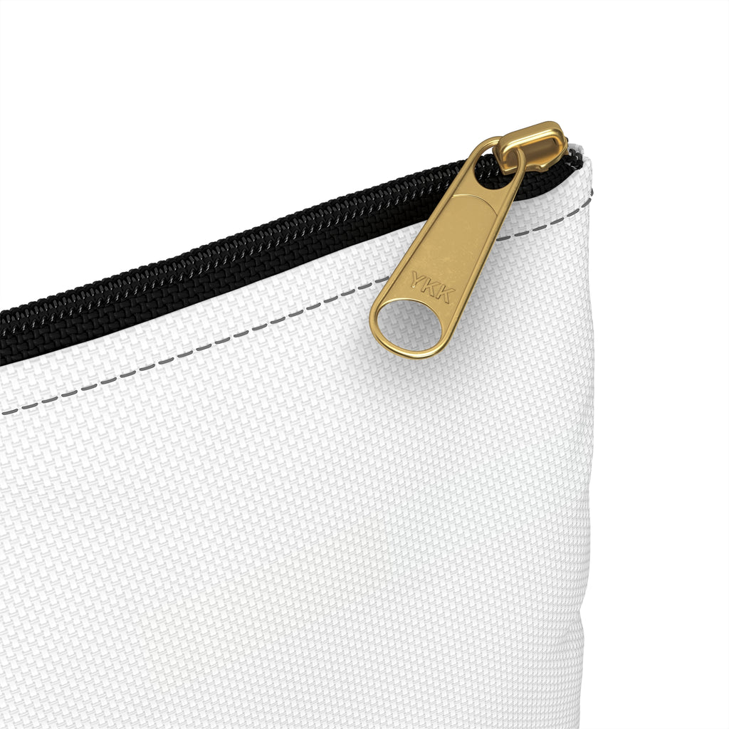 Nautical Chevron Accessory Pouch — Navy & White Sailor Makeup Bag